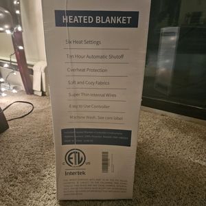 Queen Heated Blanket with Digital Controller